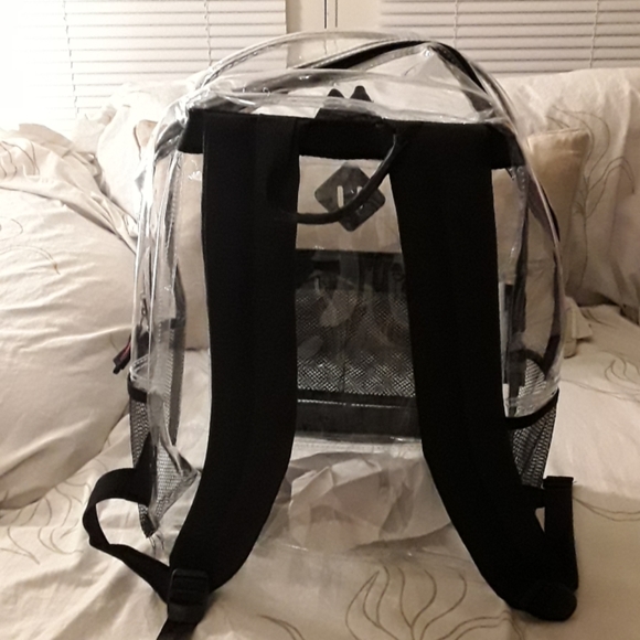 Summit Ridge clear backpack mesh pockets - Picture 4 of 8